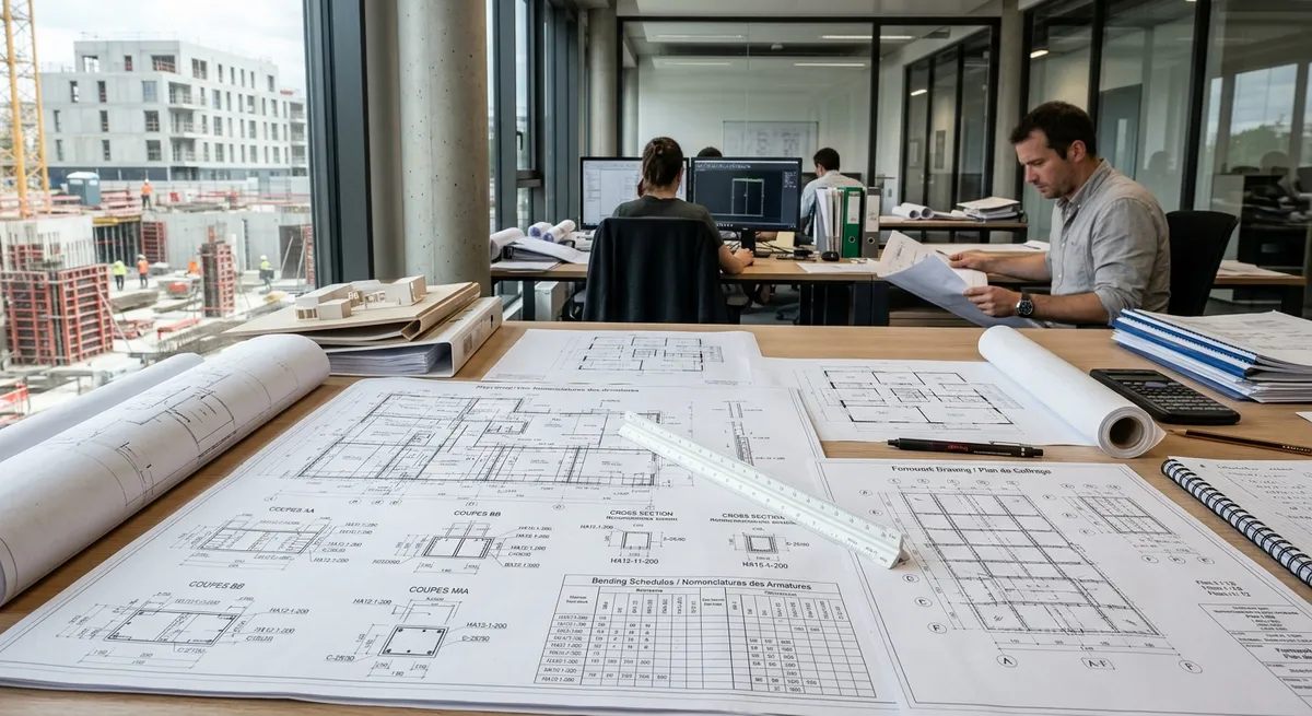 BET béton armé — périmètre d'intervention